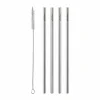Stelton återanvändbara sugrör 4-pack Steel