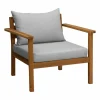1898 Stockaryd loungefåtölj teak/light grey