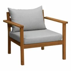 1898 Stockaryd loungefåtölj teak/light grey