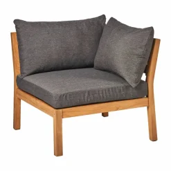 Outlet 1898 Stockaryd soffmodul hörndel teak/dark grey