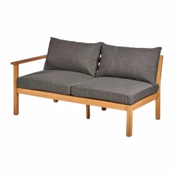 Discount 1898 Stockaryd soffmodul 2-sits höger teak/dark grey