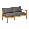 1898 Stockaryd soffmodul 2-sits vänster teak/dark grey