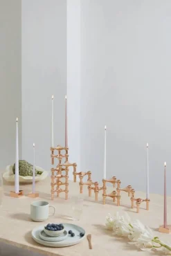 STOFF Nagel antikljus by ester & erik 6-pack Dusty rose