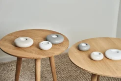 Scandi Living Stone ljuslykta Ø9 cm Beige