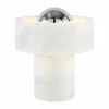 Tom Dixon Stone Portable LED bordslampa 28 cm Marble-silver