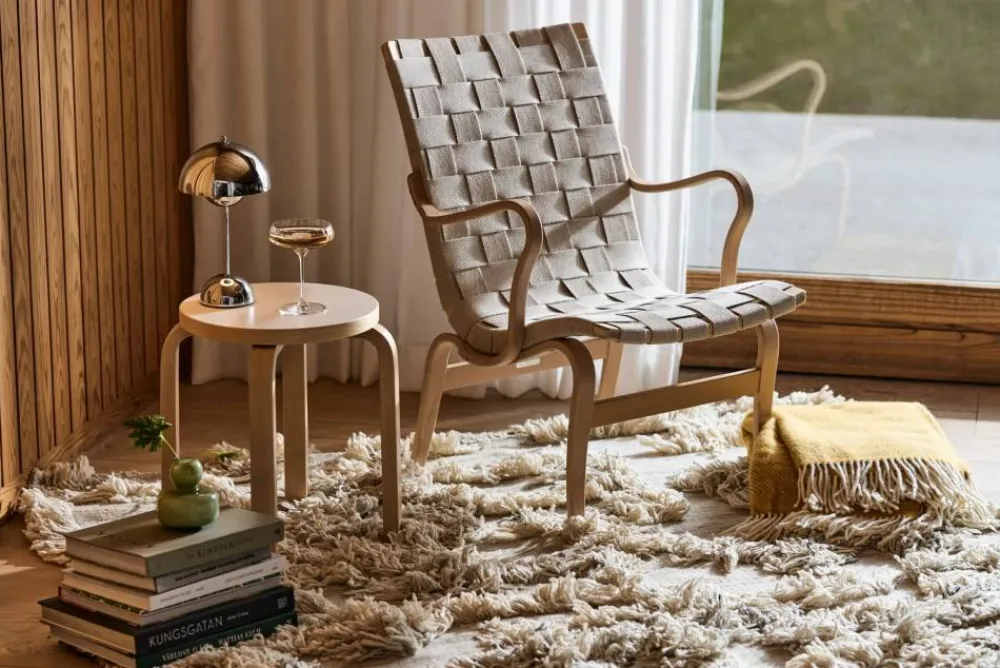 Hot Artek Stool E60 pall 4 st ben Naturlackerad björk-Björk