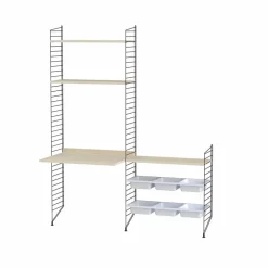 Barn String barnrum ask & svart - Kombination E