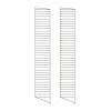 Discount String golvgavel Mörkbrun 200x30 cm 2-pack