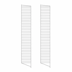 String golvgavel Mörkgrå 200x30 cm 2-pack