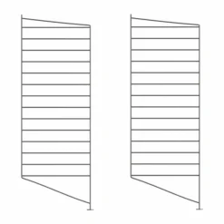 Outlet String golvgavel Mörkgrå 85x30 cm 2-pack