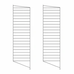 String golvgavel Mörkgrå 115x30 cm 2-pack