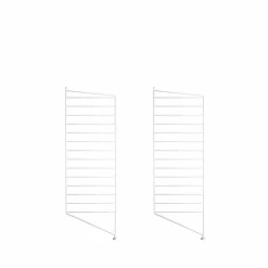 String golvgavel vit 85x30 cm 2-pack
