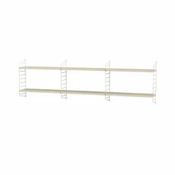 Discount String hylla sovrum ask & beige - Kombination E