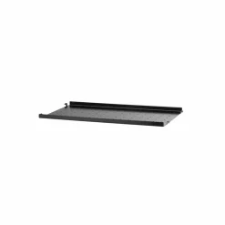 Sale String hyllplan metall svart 58x30 cm låg kant
