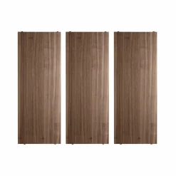 Outlet String hyllplan valnöt 78x30 cm 3-pack