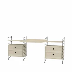 String kontor ask & svart - Kombination C