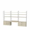 Discount String kontor ask & svart - Kombination F