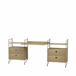 Outlet String kontor ek & svart - Kombination C