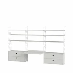 String kontor vit - Kombination F