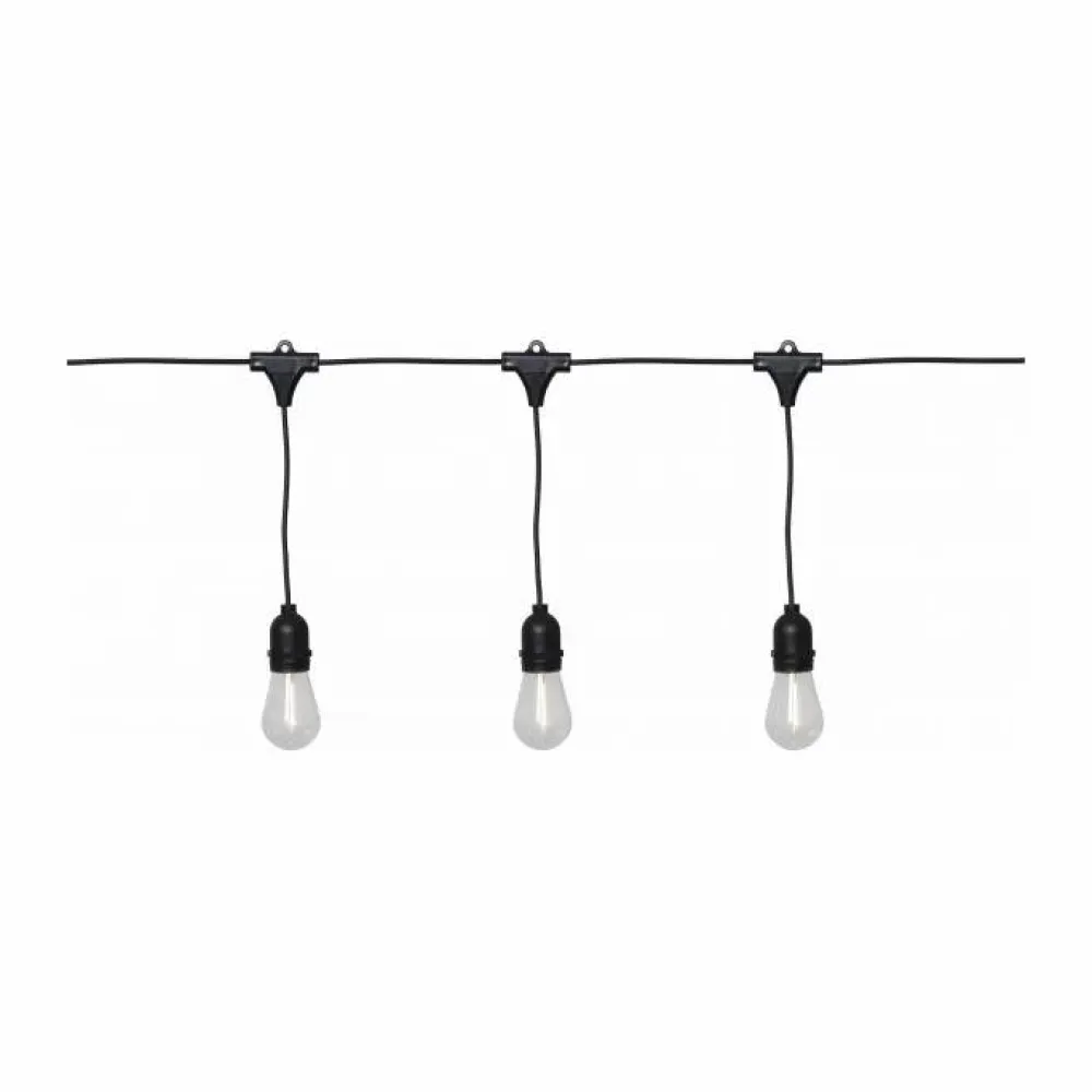 Star Trading String Light ljusslinga 3 6 m Svart