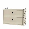 String sovrum ask & svart - Kombination A