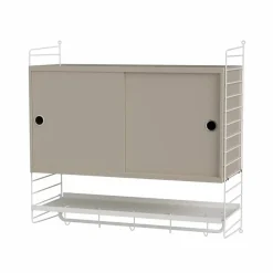 String sovrum beige & vit - Kombination F