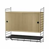 Outlet String sovrum ek & svart - Kombination F