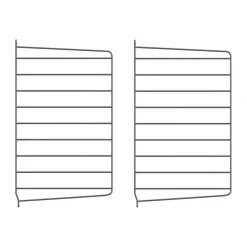 Clearance String väggavel Mörkgrå 50x30 cm 2-pack