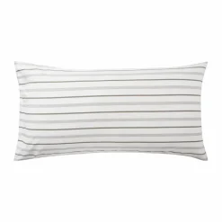 Lexington Striped Cotton Poplin örngott 50x90 cm White