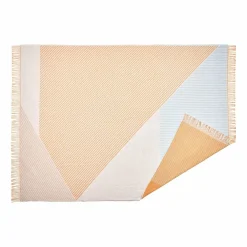 NJRD Stripes bomullspläd Gul