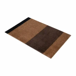 Online tica copenhagen Stripes dörrmatta horisontell Cognac-dark brown-black 60x90 cm