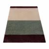 Discount tica copenhagen Stripes dörrmatta horisontell Green-ivory-bordeaux 60x90 cm