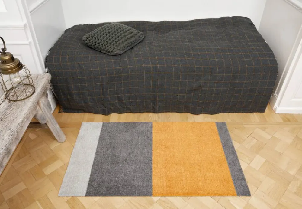 New tica copenhagen Stripes dörrmatta horisontell Grey-grey-dijon 60x90 cm