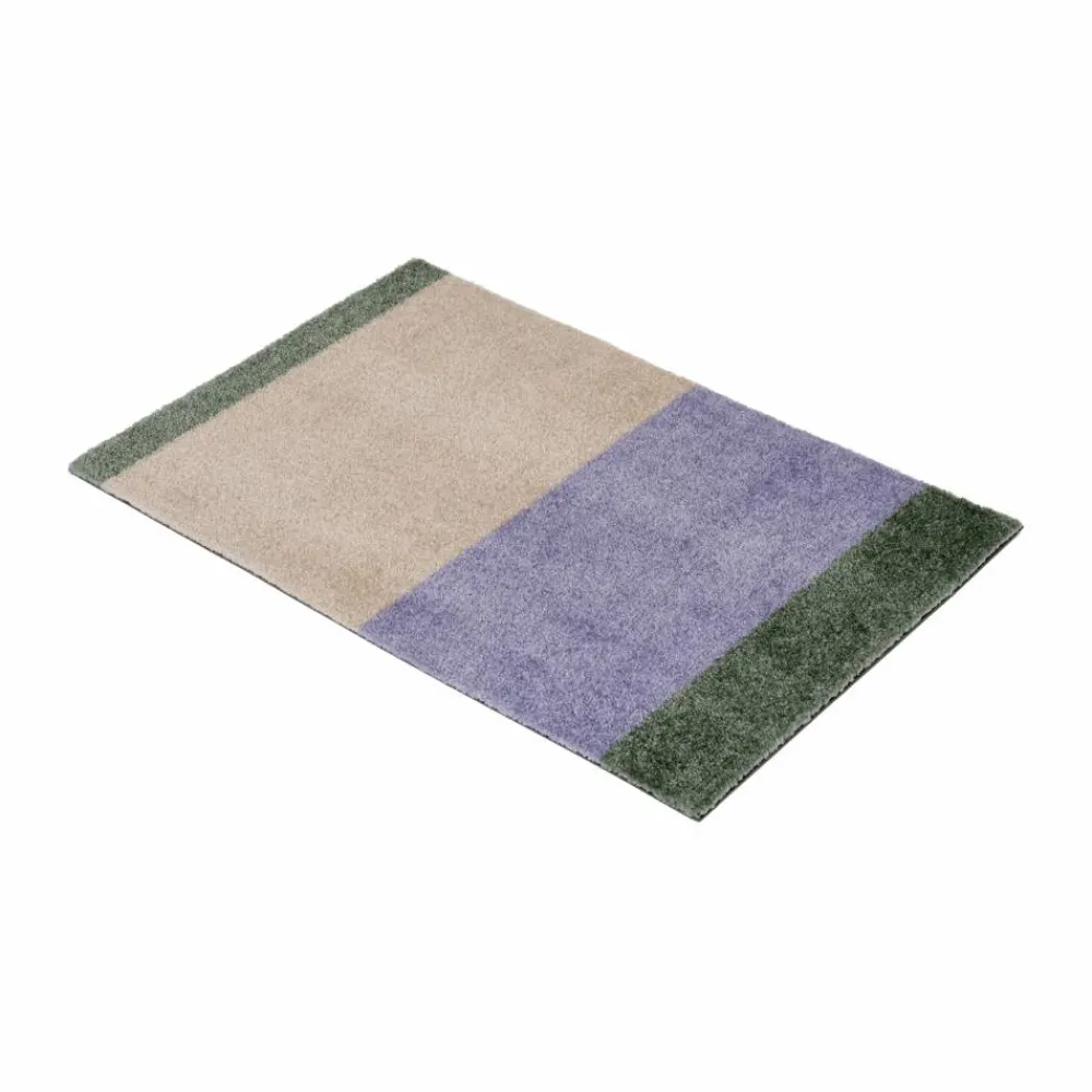 Hot tica copenhagen Stripes dörrmatta horisontell Lilac-ivory-green 40x60 cm