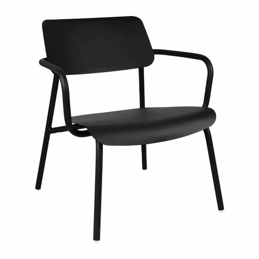 Fermob Studie loungestol Liquorice (svart)