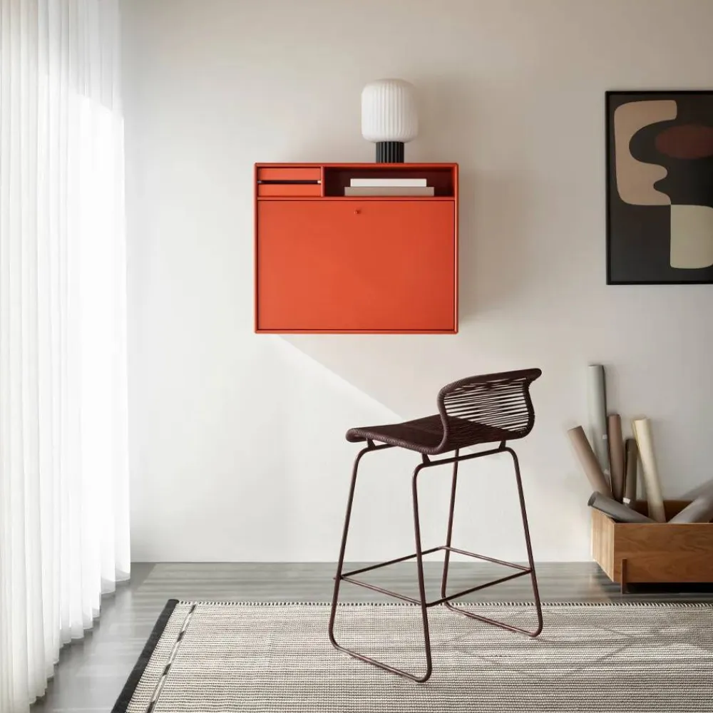 Outlet Montana STUDIO skrivbord vägghängt hazelnut 146