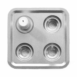 Born In Sweden Stumpastaken Fyran Polerad aluminium