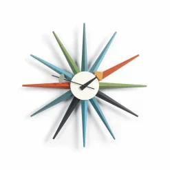 Best Vitra Sunburst clock väggklocka Multifärgad