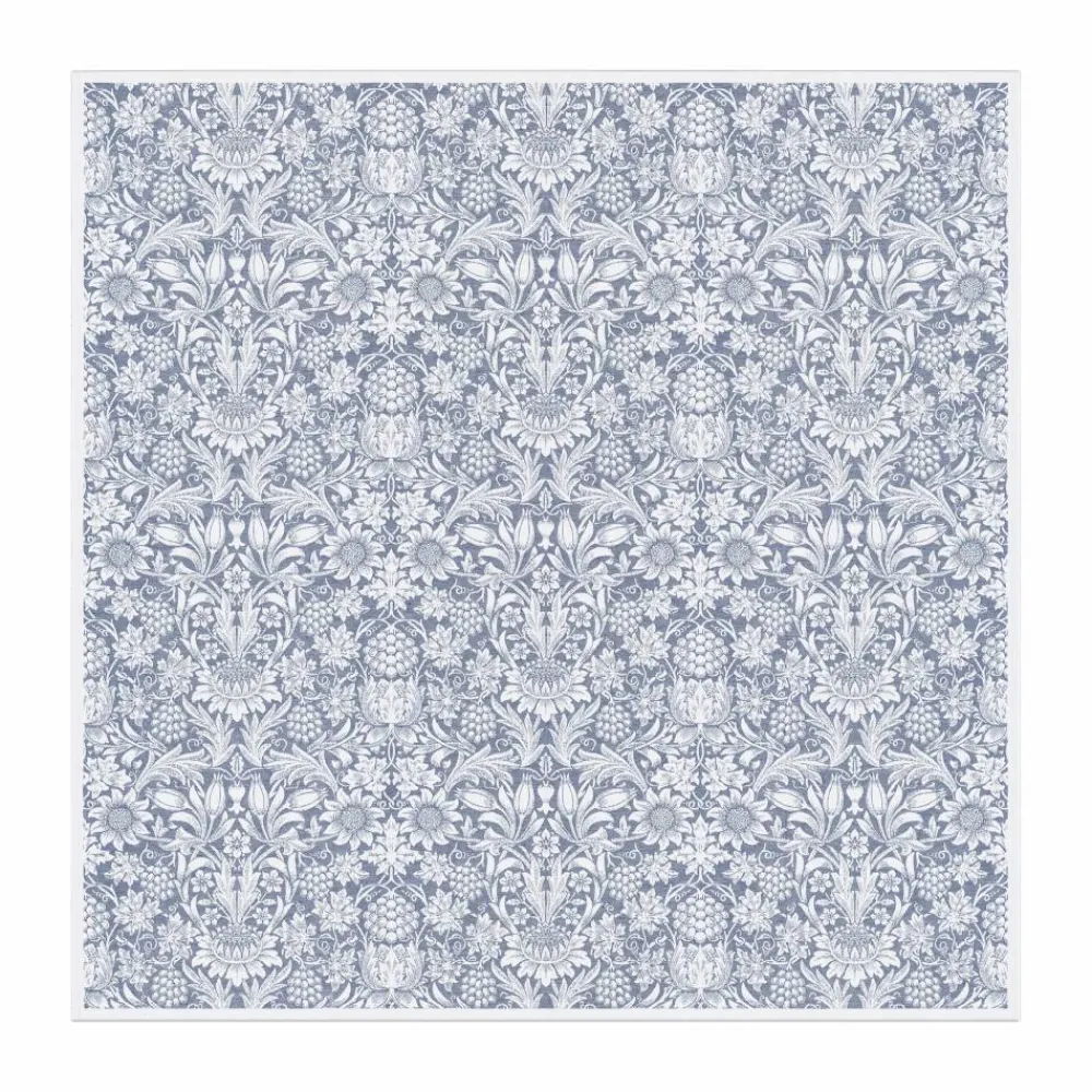 Discount Ekelund Linneväveri Sunflower bordsduk 150x150 cm Blå