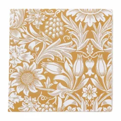 Klippan Yllefabrik Sunflower servett 33x33 cm 20-pack Golden