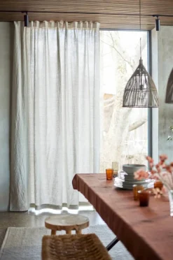 Best Himla Sunrise gardin med veckband 140x250 cm Oatmeal