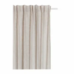 Hot Himla Sunrise gardin med veckband 140x290 cm Oatmeal