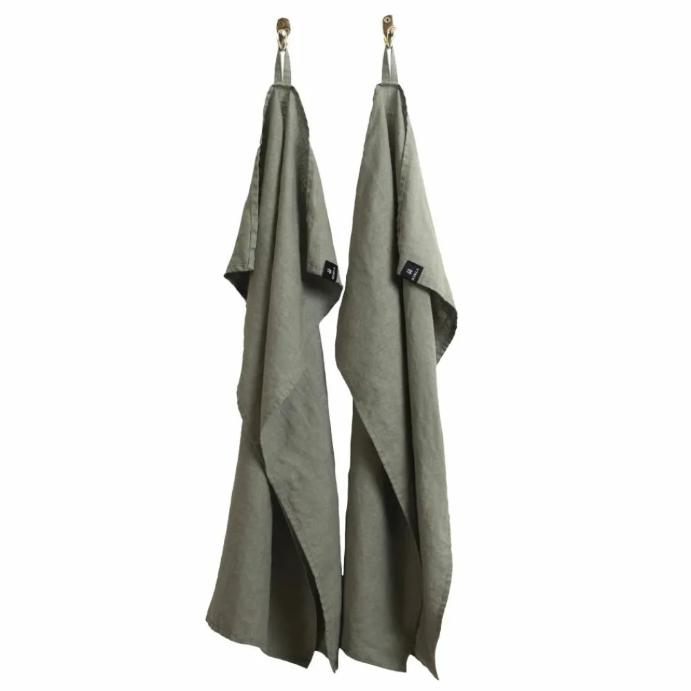 Himla Sunshine kökshandduk 2-pack Sage