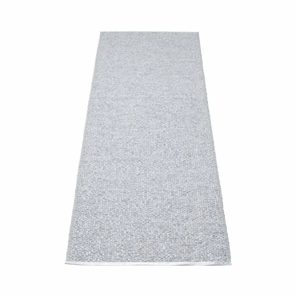 Online Pappelina Svea gångmatta grey metallic/light grey 70x90 cm