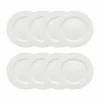 Rörstrand Swedish Grace assiett Ø17 cm 8-pack - Snö (vit)