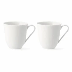 Clearance Rörstrand Swedish Grace mugg 30 cl 2-pack snö (vit)