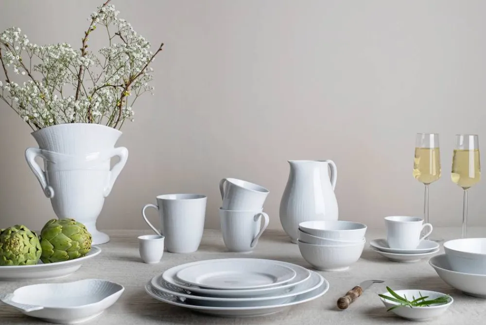 Rörstrand Swedish Grace mugg 50 cl snö (vit)
