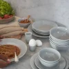 Outlet Rörstrand Swedish Grace tallrik 27 cm 6-pack Dimma (grå)