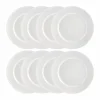 Rörstrand Swedish Grace tallrik Ø27 cm 8-pack - Snö (vit)