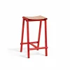 Online HAY Taburete 8 low barstol 65 cm Signal red (röd)